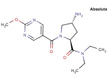 (2S,4R)-4-amino-N,N-diethyl-1-[(2-methoxypyrimidin-5-yl)carbonyl]pyrrolidine-2-carboxamide