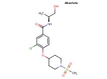 3-chloro-N-[(1S)-2-hydroxy-1-methylethyl]-4-{[1-(methylsulfonyl)piperidin-4-yl]oxy}benzamide