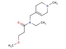 N-ethyl-3-methoxy-N-[(1-methyl-1,2,3,6-tetrahydropyridin-4-yl)methyl]propanamide