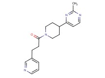 2-methyl-4-[1-(3-pyridin-3-ylpropanoyl)piperidin-4-yl]pyrimidine