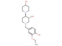 (3'R*,4'R*)-1'-(3-ethoxy-4-hydroxybenzyl)-1,4'-bipiperidine-3',4-diol