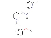 ({1-[2-(2-methoxyphenyl)ethyl]-3-piperidinyl}methyl)methyl[(6-methyl-2-pyridinyl)methyl]amine