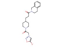 3-(2-{4-[3-(3,4-dihydro-2(1H)-isoquinolinyl)-3-oxopropyl]-1-piperidinyl}-2-oxoethyl)-1,2,3-oxadiazol-3-ium-5-olate