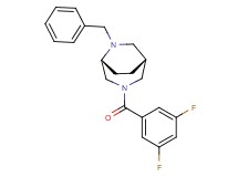 (1R*,5R*)-6-benzyl-3-(3,5-difluorobenzoyl)-3,6-diazabicyclo[3.2.2]nonane