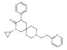 2-cyclopropyl-4-phenyl-9-[2-(2-pyridinyl)ethyl]-2,9-diazaspiro[5.5]undecan-3-one