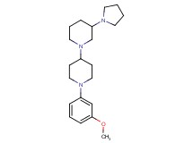 1'-(3-methoxyphenyl)-3-(1-pyrrolidinyl)-1,4'-bipiperidine