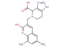 5-[(2-hydroxy-6,8-dimethyl-3-quinolinyl)methyl]-4,5,6,7-tetrahydro-1H-imidazo[4,5-c]pyridine-4-carboxylic acid