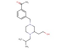 1-(3-{[3-(2-hydroxyethyl)-4-isobutyl-1-piperazinyl]methyl}phenyl)ethanone