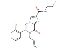 7-allyl-6-(2-chlorophenyl)-N-(2-fluoroethyl)-8-oxo-7,8-dihydroimidazo[1,2-a]pyrazine-2-carboxamide