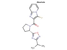 3-fluoro-2-{[(2S)-2-(3-isopropyl-1,2,4-oxadiazol-5-yl)-1-pyrrolidinyl]carbonyl}imidazo[1,2-a]pyridine