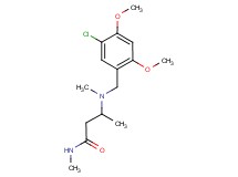 3-[(5-chloro-2,4-dimethoxybenzyl)(methyl)amino]-N-methylbutanamide