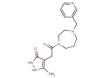5-methyl-4-{2-oxo-2-[4-(pyridin-3-ylmethyl)-1,4-diazepan-1-yl]ethyl}-1,2-dihydro-3H-pyrazol-3-one