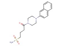 4-[4-(2-naphthyl)-1-piperazinyl]-4-oxo-1-butanesulfonamide