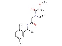 N-[1-(2,5-dimethylphenyl)ethyl]-2-(3-methoxy-2-oxopyridin-1(2H)-yl)acetamide