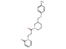 1-(3-{3-[(4-methylphenoxy)methyl]-1-piperidinyl}-3-oxopropyl)-2(1H)-pyridinone