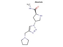 (4R)-N-methyl-4-[4-(1-pyrrolidinylmethyl)-1H-1,2,3-triazol-1-yl]-L-prolinamide dihydrochloride