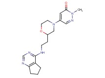 5-{2-[2-(6,7-dihydro-5H-cyclopenta[d]pyrimidin-4-ylamino)ethyl]-4-morpholinyl}-2-methyl-3(2H)-pyridazinone