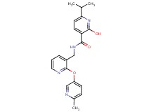 2-hydroxy-6-isopropyl-N-({2-[(6-methyl-3-pyridinyl)oxy]-3-pyridinyl}methyl)nicotinamide