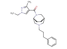(1S*,5R*)-6-[(1-ethyl-3-methyl-1H-pyrazol-4-yl)carbonyl]-3-(3-phenylpropyl)-3,6-diazabicyclo[3.2.2]nonane
