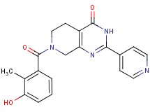 7-(3-hydroxy-2-methylbenzoyl)-2-pyridin-4-yl-5,6,7,8-tetrahydropyrido[3,4-d]pyrimidin-4(3H)-one