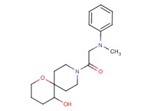 9-(N-methyl-N-phenylglycyl)-1-oxa-9-azaspiro[5.5]undecan-5-ol