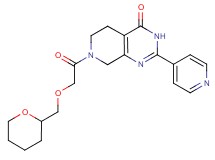 2-pyridin-4-yl-7-[(tetrahydro-2H-pyran-2-ylmethoxy)acetyl]-5,6,7,8-tetrahydropyrido[3,4-d]pyrimidin-4(3H)-one