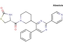 (4R)-4-({3-[5-phenyl-2-(4-pyridinyl)-4-pyrimidinyl]-1-piperidinyl}carbonyl)-1,3-thiazolidin-2-one