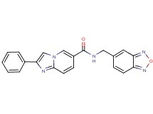 N-(2,1,3-benzoxadiazol-5-ylmethyl)-2-phenylimidazo[1,2-a]pyridine-6-carboxamide