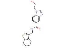 1-(2-hydroxyethyl)-N-(4,5,6,7-tetrahydro-1-benzothien-3-ylmethyl)-1H-benzimidazole-5-carboxamide