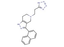 3-(1-naphthyl)-5-[2-(1H-tetrazol-5-yl)ethyl]-4,5,6,7-tetrahydro-1H-pyrazolo[4,3-c]pyridine