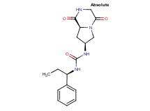 N-[(7S,8aS)-1,4-dioxooctahydropyrrolo[1,2-a]pyrazin-7-yl]-N'-[(1R)-1-phenylpropyl]urea