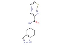 N-(4,5,6,7-tetrahydro-1H-indazol-5-yl)imidazo[2,1-b][1,3]thiazole-6-carboxamide