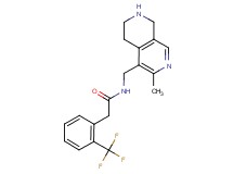 N-[(3-methyl-5,6,7,8-tetrahydro-2,7-naphthyridin-4-yl)methyl]-2-[2-(trifluoromethyl)phenyl]acetamide