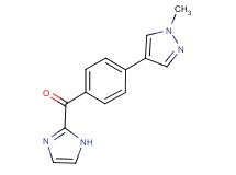 1H-imidazol-2-yl[4-(1-methyl-1H-pyrazol-4-yl)phenyl]methanone