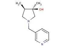 (3R*,4R*)-3,4-dimethyl-1-(3-pyridinylmethyl)-3-pyrrolidinol