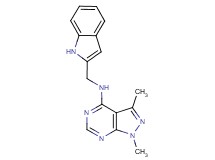 N-(1H-indol-2-ylmethyl)-1,3-dimethyl-1H-pyrazolo[3,4-d]pyrimidin-4-amine