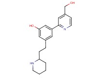 3-[4-(hydroxymethyl)pyridin-2-yl]-5-(2-piperidin-2-ylethyl)phenol