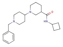 1'-benzyl-N-cyclobutyl-1,4'-bipiperidine-3-carboxamide