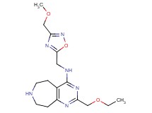 2-(ethoxymethyl)-N-{[3-(methoxymethyl)-1,2,4-oxadiazol-5-yl]methyl}-6,7,8,9-tetrahydro-5H-pyrimido[4,5-d]azepin-4-amine dihydrochloride