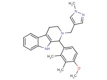1-(4-methoxy-2,3-dimethylphenyl)-2-[(1-methyl-1H-pyrazol-4-yl)methyl]-2,3,4,9-tetrahydro-1H-beta-carboline