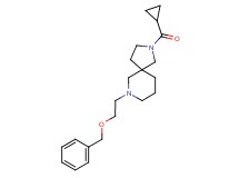7-[2-(benzyloxy)ethyl]-2-(cyclopropylcarbonyl)-2,7-diazaspiro[4.5]decane
