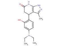 4-[4-(diethylamino)-2-hydroxyphenyl]-3-methyl-1,4,5,7-tetrahydro-6H-pyrazolo[3,4-b]pyridin-6-one