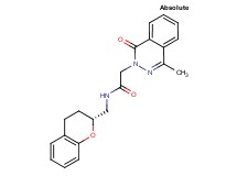 N-[(2R)-3,4-dihydro-2H-chromen-2-ylmethyl]-2-(4-methyl-1-oxo-2(1H)-phthalazinyl)acetamide