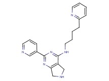 2-(3-pyridinyl)-N-[4-(2-pyridinyl)butyl]-6,7-dihydro-5H-pyrrolo[3,4-d]pyrimidin-4-amine