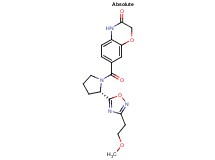 7-({(2S)-2-[3-(2-methoxyethyl)-1,2,4-oxadiazol-5-yl]pyrrolidin-1-yl}carbonyl)-2H-1,4-benzoxazin-3(4H)-one