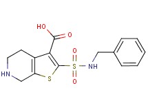 2-[(benzylamino)sulfonyl]-4,5,6,7-tetrahydrothieno[2,3-c]pyridine-3-carboxylic acid