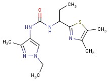 N-[1-(4,5-dimethyl-1,3-thiazol-2-yl)propyl]-N'-(1-ethyl-3-methyl-1H-pyrazol-4-yl)urea