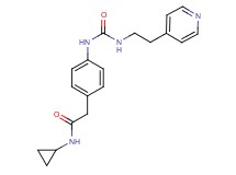 N-cyclopropyl-2-[4-({[(2-pyridin-4-ylethyl)amino]carbonyl}amino)phenyl]acetamide