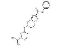 5-[(2-isopropylpyrimidin-4-yl)methyl]-N-phenyl-4,5,6,7-tetrahydropyrazolo[1,5-a]pyrazine-2-carboxamide