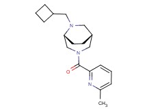 (1R*,5R*)-6-(cyclobutylmethyl)-3-[(6-methylpyridin-2-yl)carbonyl]-3,6-diazabicyclo[3.2.2]nonane
